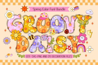 Groovy Daisy Font for Creative Digital Projects