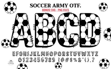 Soccer Army Fonts: Free Design Resources & Project Ideas