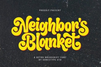 Neighbor's Blanket Font: a Friendly Design Companion