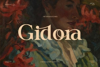 Gidora Font: Creative Typography for Modern Design